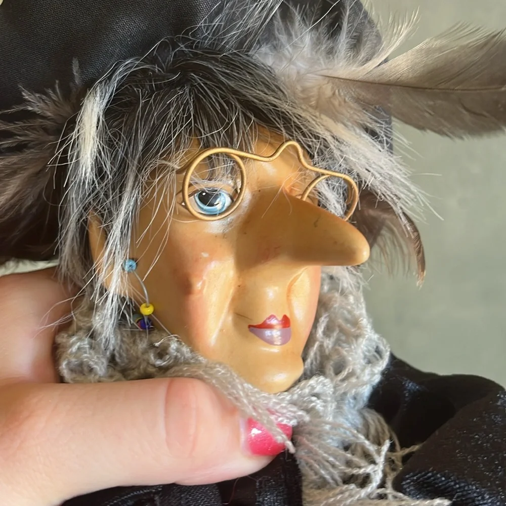 Charming Hanging Witch Decoration